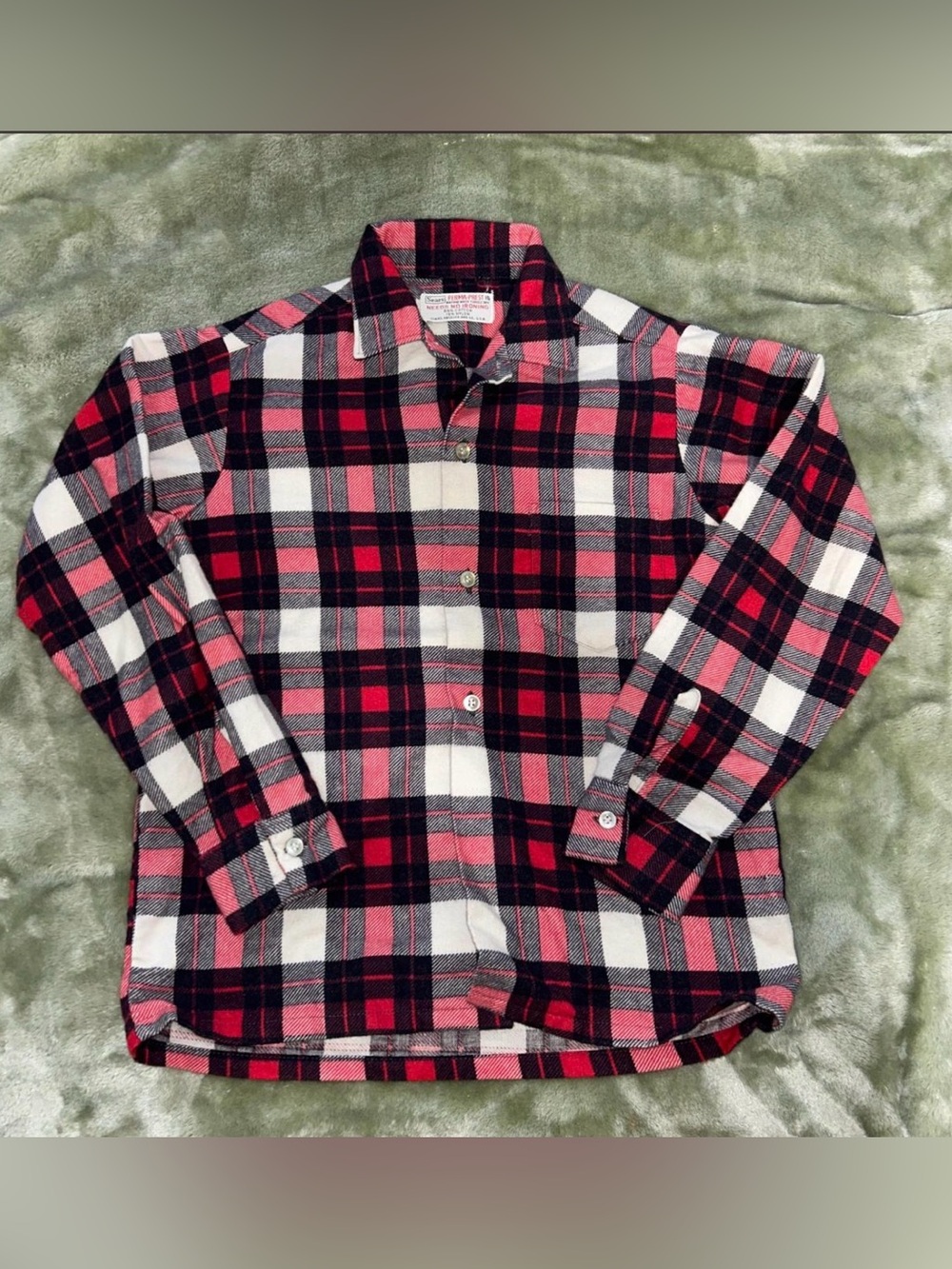 Vintage Kid's Sears Button-Up Size 10